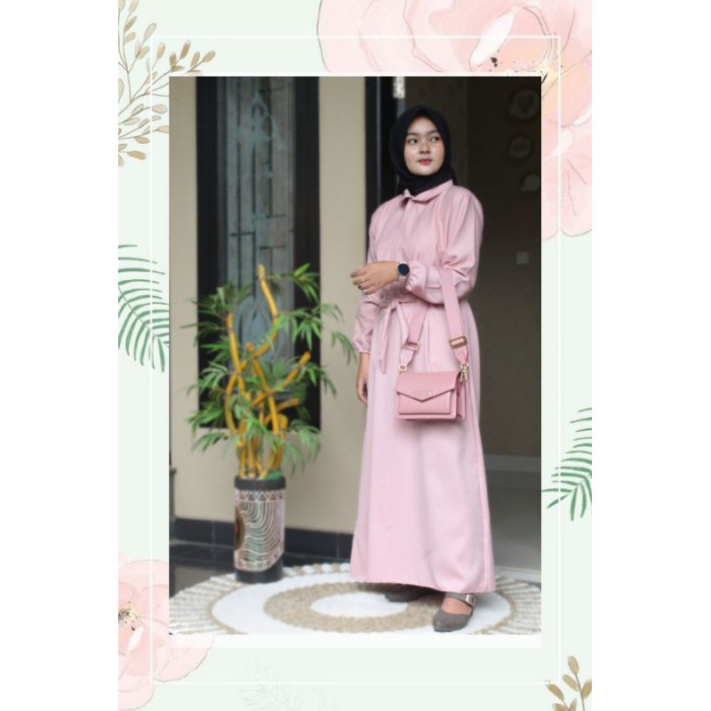 Dress Tsamara G010 / Gamis Tsamara G010 / Dress Moscrepe Premium