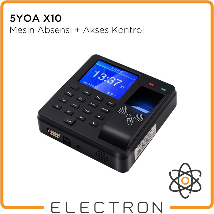 5YOA X10 Mesin Absensi Akses Kontrol Access Control Fingerprint RFID 125kHz