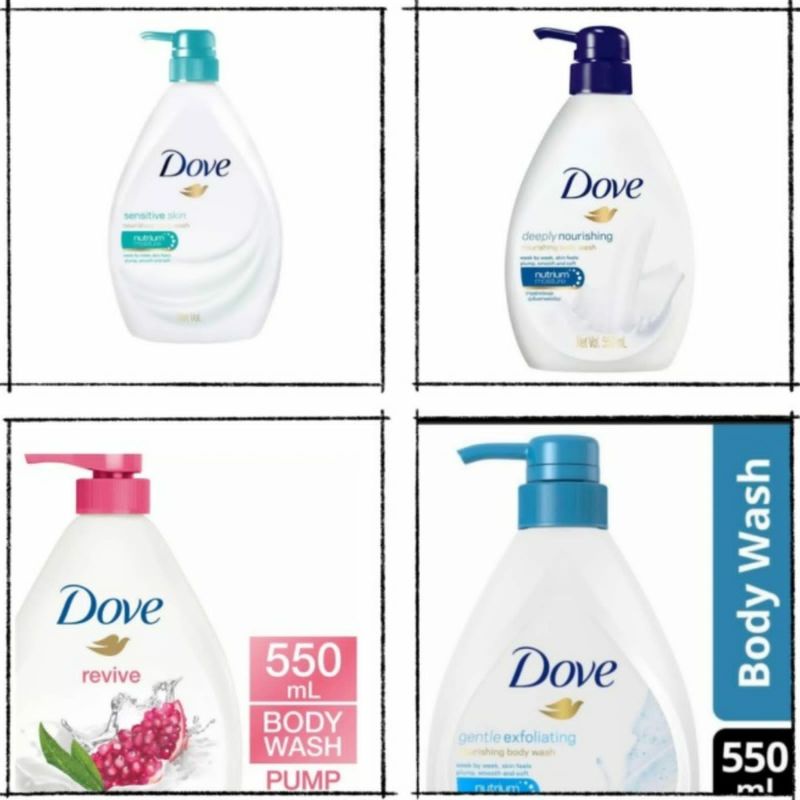 Jual DOVE BODY WASH 550ML / Sabun Mandi ORIGINAL | Shopee Indonesia