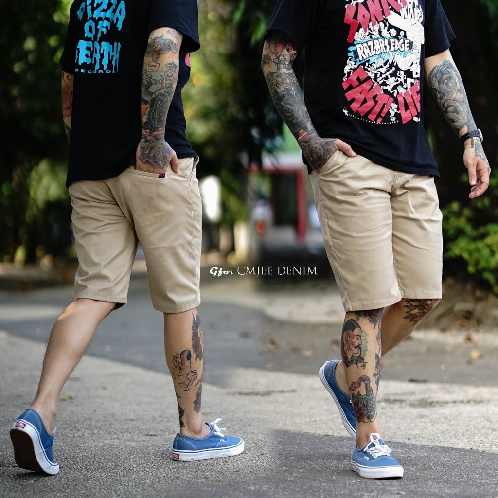 Celana Chino Pendek Pria Original By Cmjee