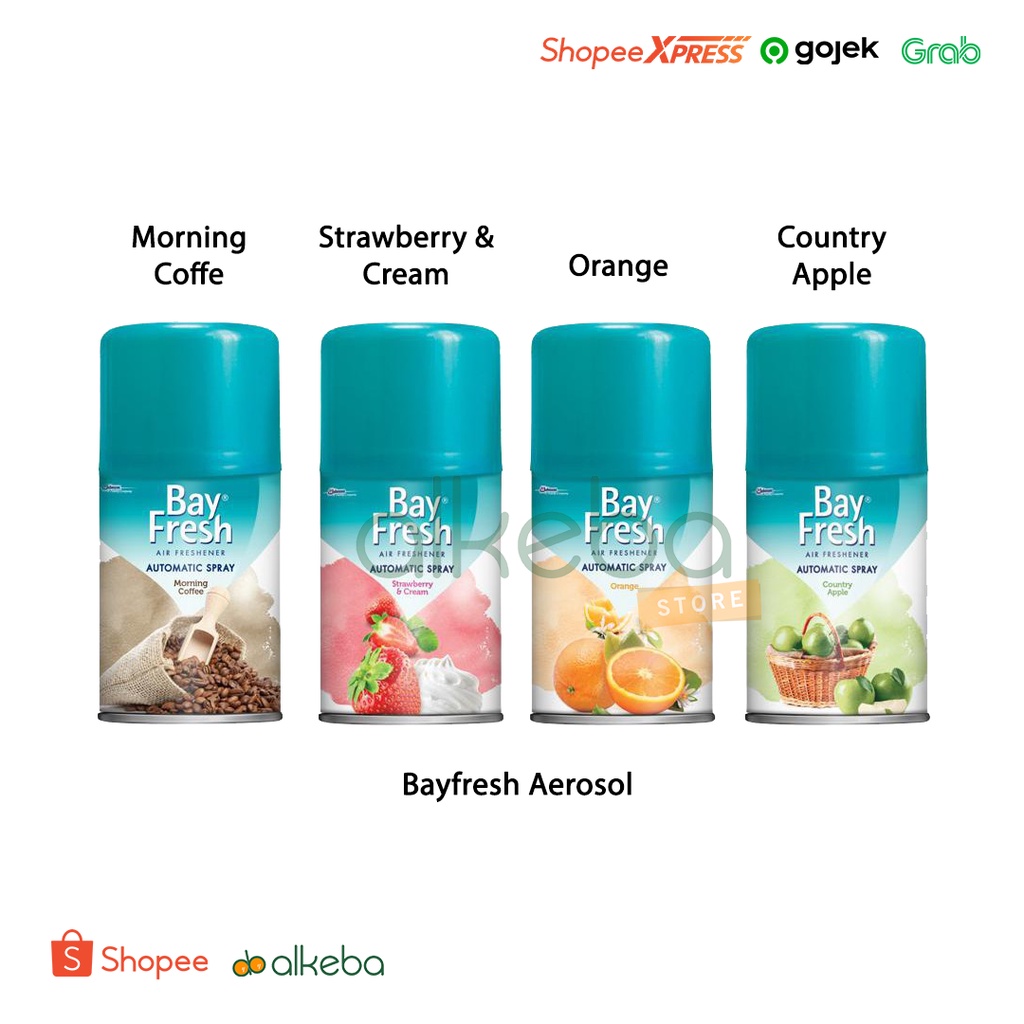 Bayfresh Matic Bay Fresh 225 ml Pengharum Ruangan Spray all variant