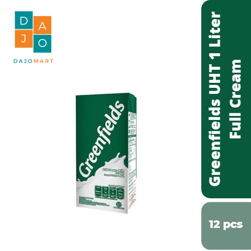 

Greenfields Susu UHT 1 Liter Full Cream (12 pcs)