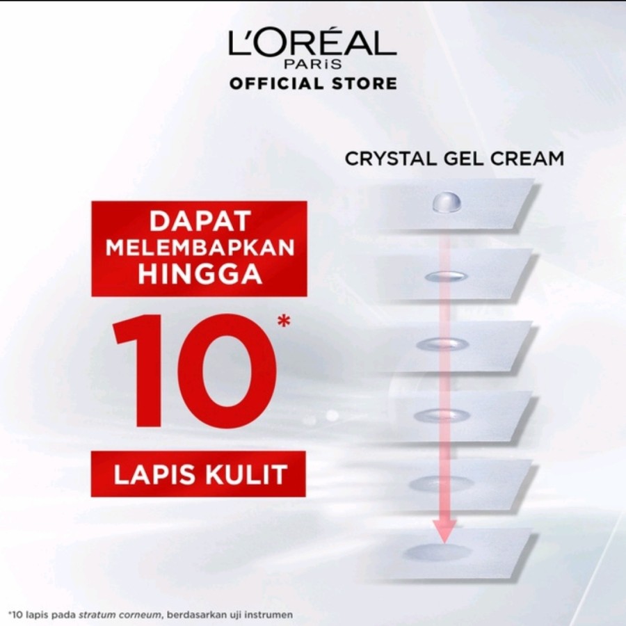 ★ BB ★ L'OREAL Paris Revitalift Crystal Gel Cream | Loreal (untuk kulit tampak sebening kristal)