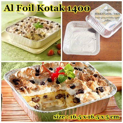 Aluminium Foil Kotak 1400 / Alumunium Foil Kotak  Bx 0347 / Aluminium Foil Bulat 1200