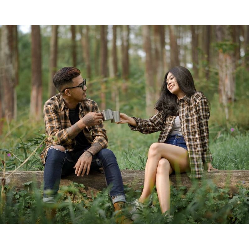 Kemeja Flanel Pria Lengan Panjang Kemeja Cowok Casual Distro Premium Aditiya (Unisex)