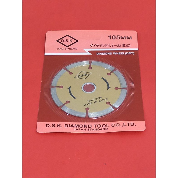 Mata Potong Keramik Original Jepang - Cutting Wheel 4 Inch - Mata Pisau Potong Keramik Kering 4" - D