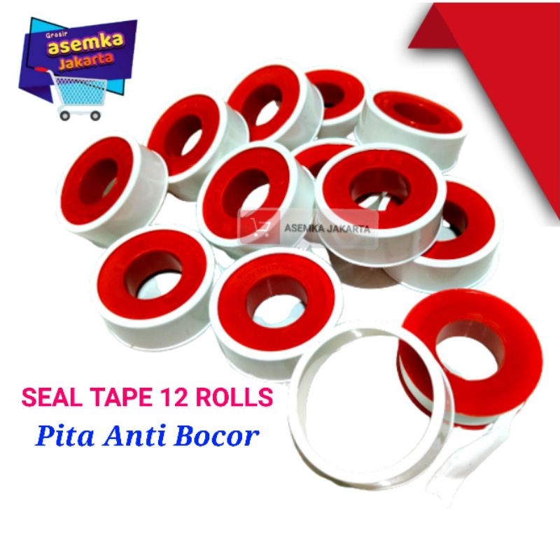 Seal Tape Pita 10 meter  Anti Bocor 12Rolls