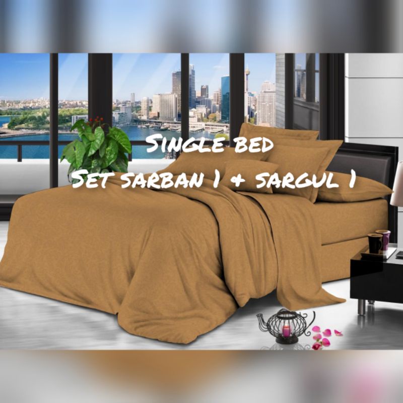 Sprei Single Bed Polos Embos