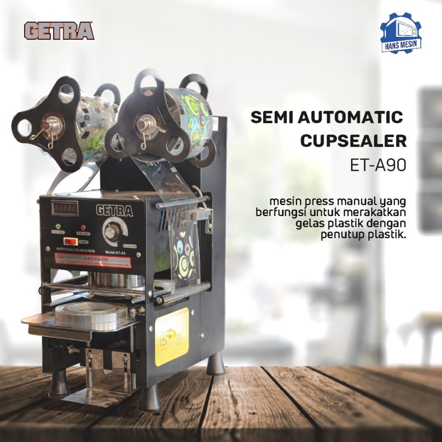 cup sealer semi automatic GETRA ET-A9