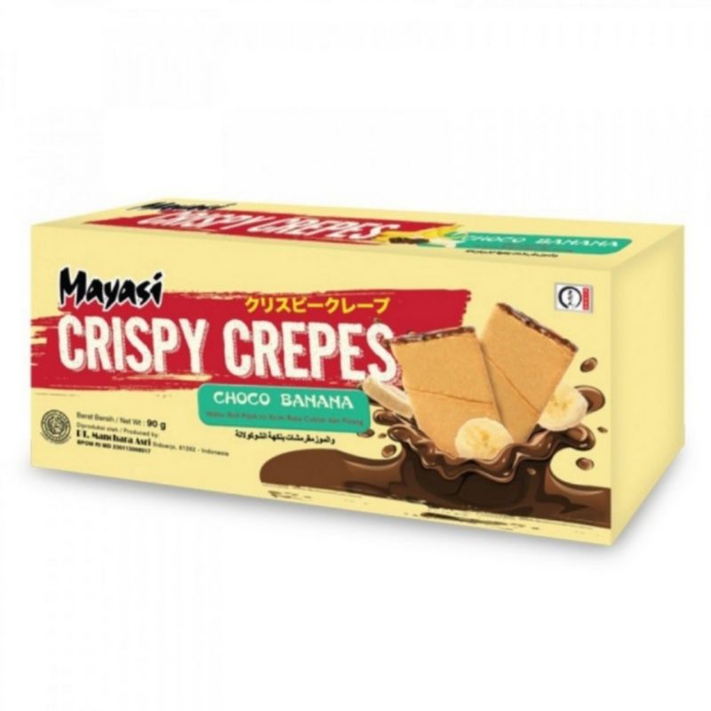 

Biskuit Mayasi Crispy Crepes Choco Banana 90gr