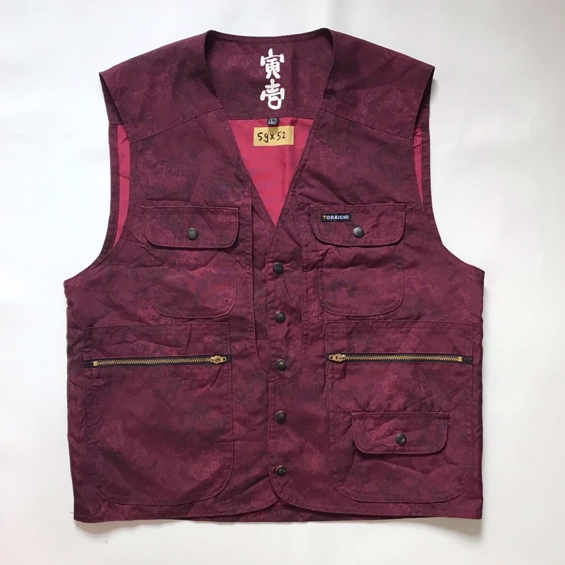 vest toraichi maroon