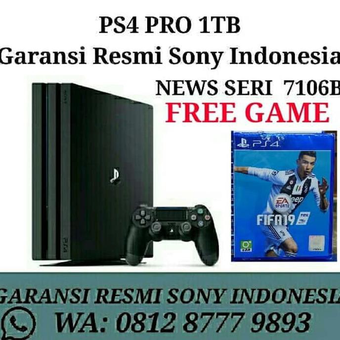 PS4 PRO 1TB CUH 7006B Garansi Resmi sony FREE GAME