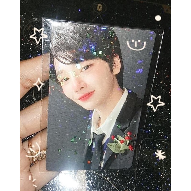 ready stock benefit pc photocard soundwave Christmas evel in ayen jongin straykids