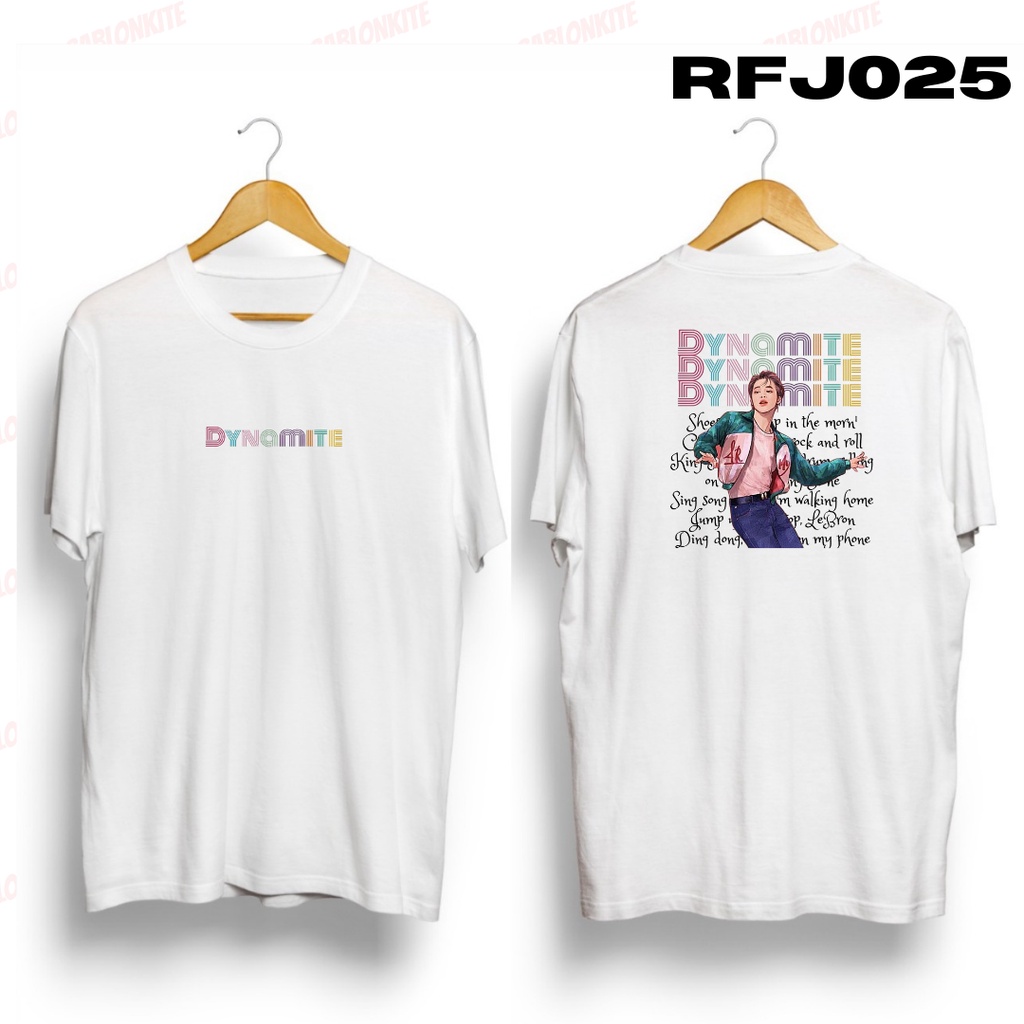 MURAH!!! KAOS KPOP JIMIN DYNAMITE SONG RFJ025 COMBED 30S