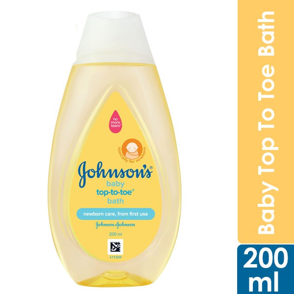 JOHNSONS BABY WASH TOP TO TOE 200ML