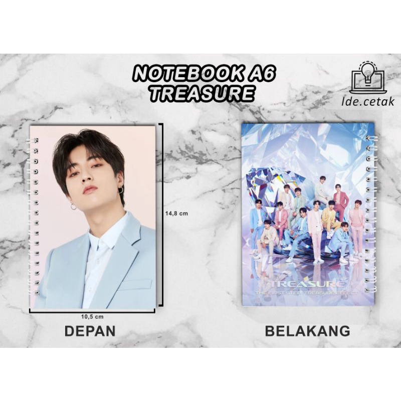 

[TERLARIS] Notebook Spiral Treasure Unofficial A6 / Buku Diary Notes A6 Kpop Murah | BACA DESKRIPSI !!