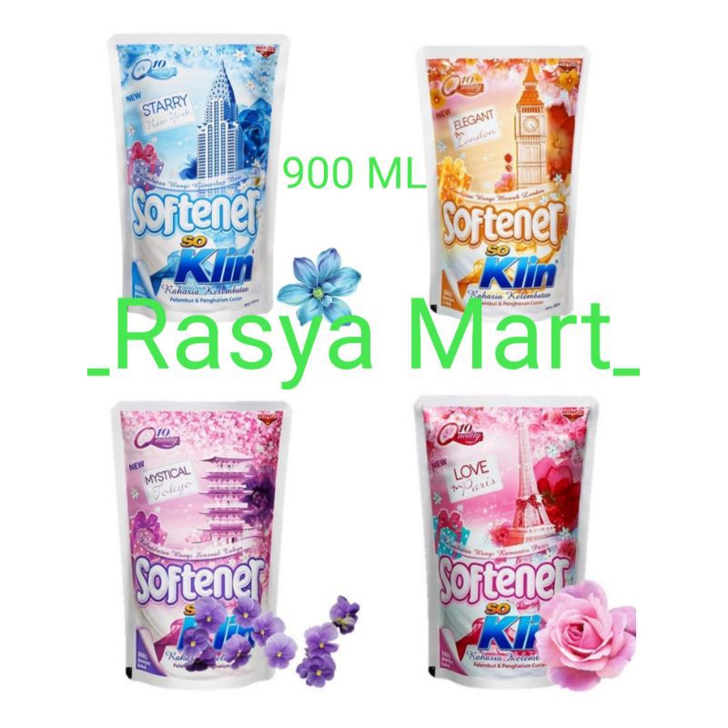 So Klin Softener 900ml & Pewangi 800ml