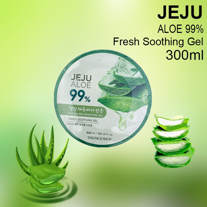 Jeju Aloe 99% / Fresh Soothing Gel / Thefaceshop / 300ml