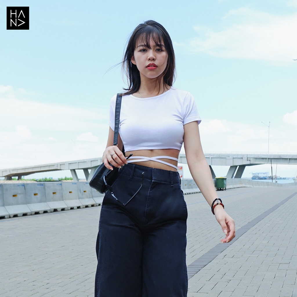 HanaFashion JKT - Eliza Crop Top Atasan Wanita Murah - CT097