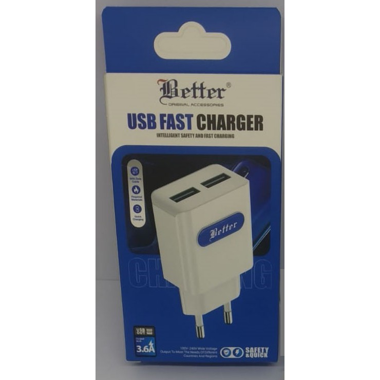 Charger For Android Samsung Xiaomi Vivo Oppo Realme 2 Usb Fast Charging Charger Better Logo Samping