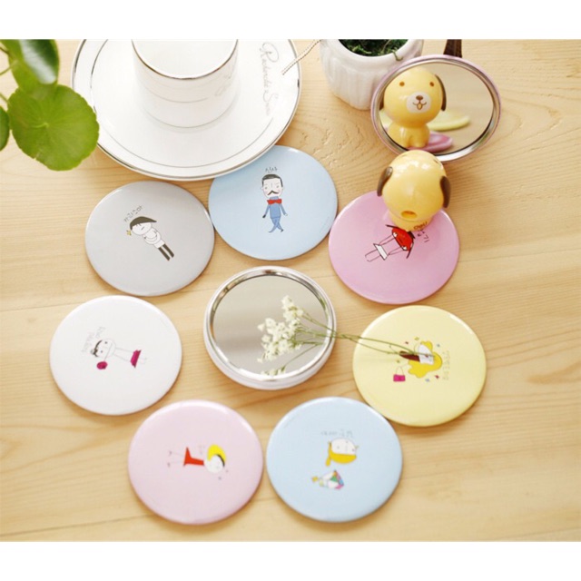 Cermin Kecil Bulat Lucu