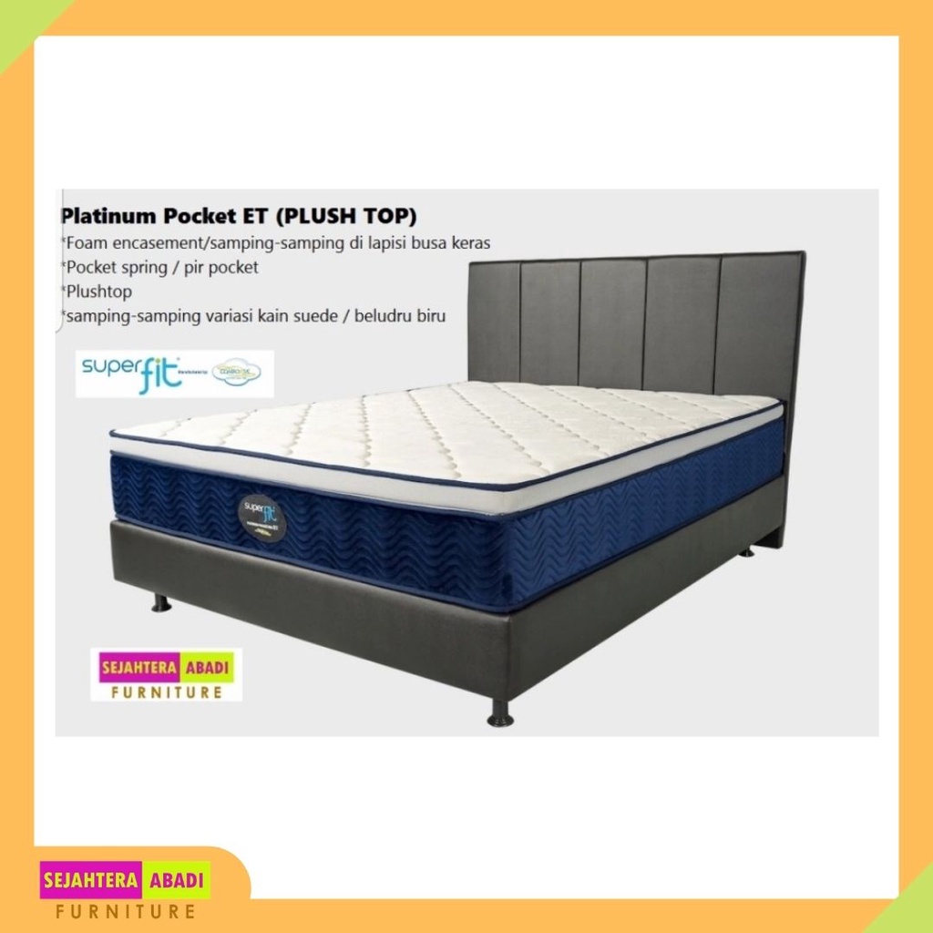 springbed comforta type superfit platinum pocket pro ET plush top matt