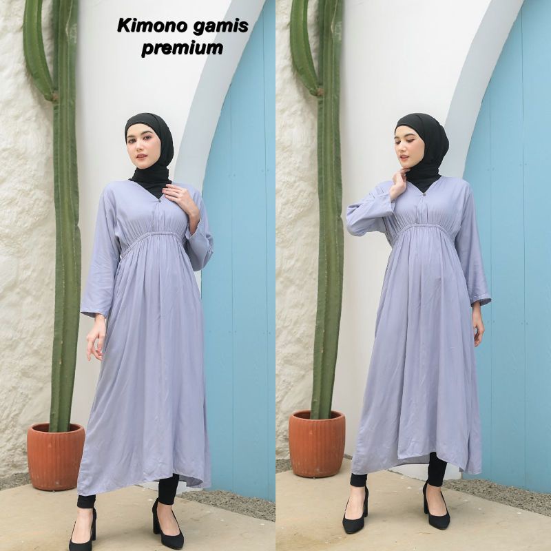 [Termurah] GAMIS KIMONO LENGAN PANJANG |GAMIS JUMBO BUMIL BUSUI |KIMONO PANJANG