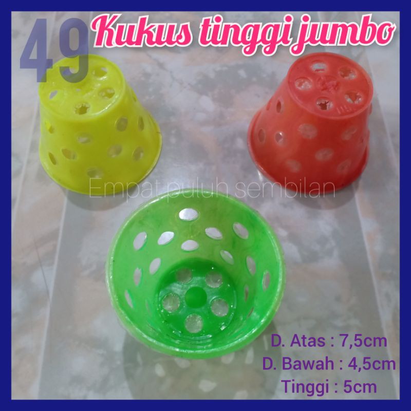 Cetakan bolu kukus tinggi jumbo plastik / cetakan bolu kukus plastik 12 biji / cetakan kue kukus tin