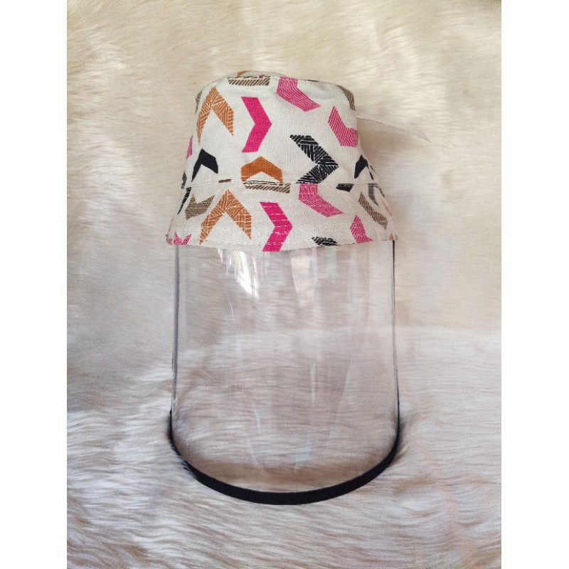 topi anak anti corona bucket hat anak topi bayi anti corona topi faceshield-25