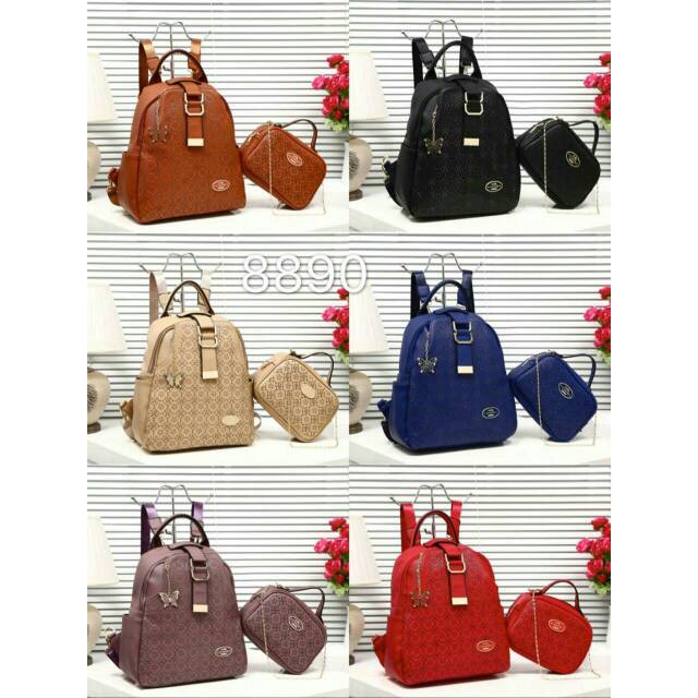 Bag#Ransel Coach set 8990