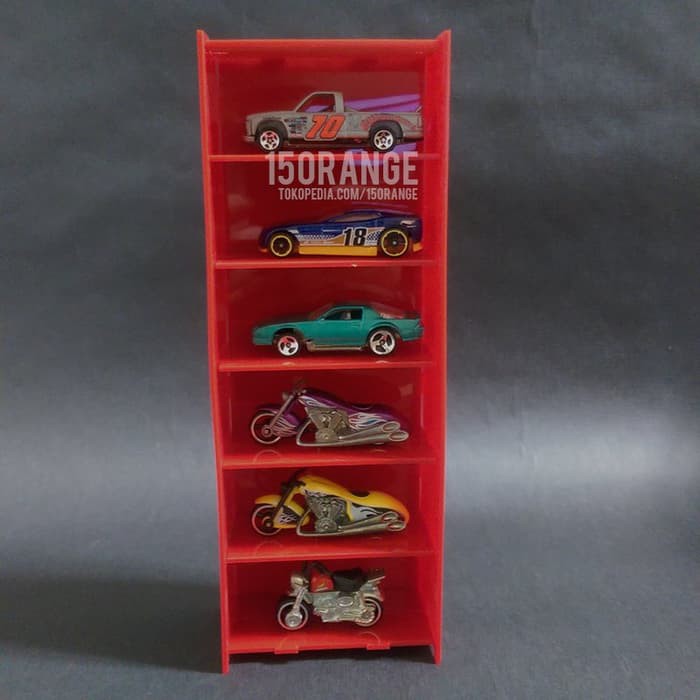 Rak Display Diecast - Diecast Organizer - Rak Diecast Hotwheels Rak Hotwheels Tomica Bahan Akrilik