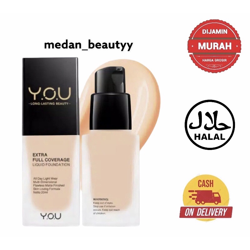you liquid foundation cover / foundation you extra full coverage