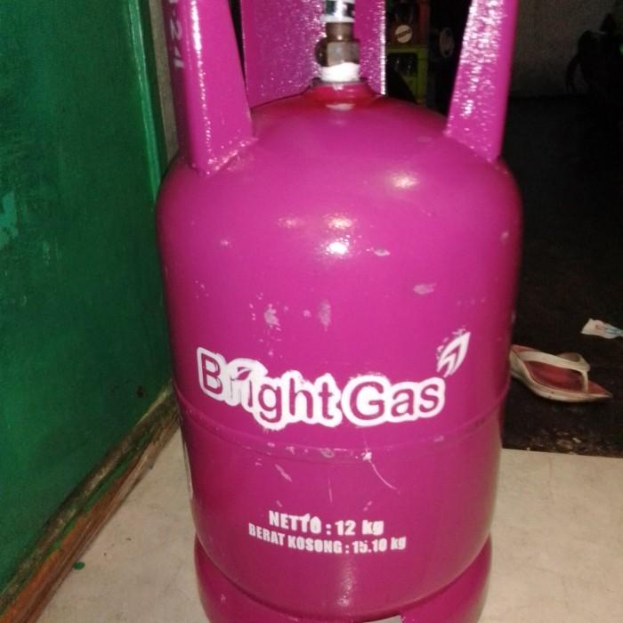 Tabung gas LPG 12 KG Bright Gas Original kosongan khusus jasa kirim GOJEK OR GRAB