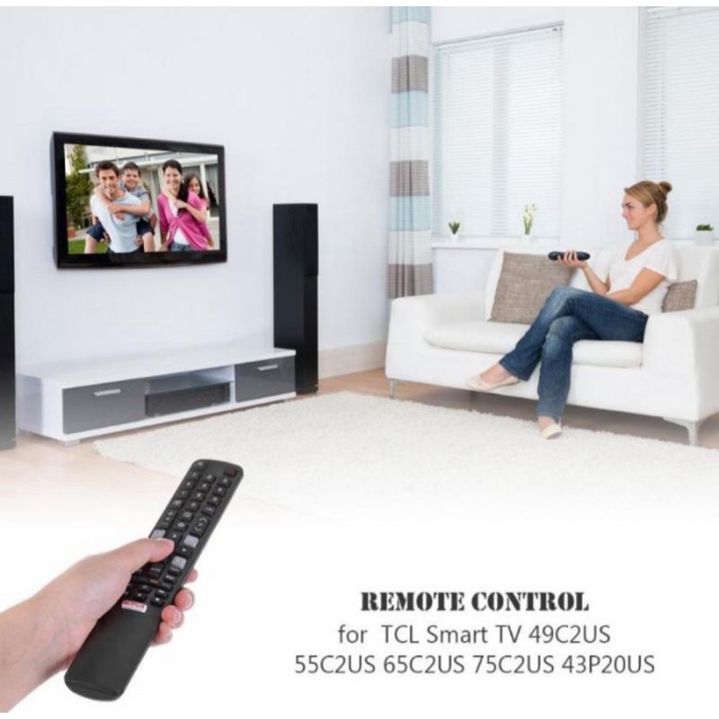 Remot Tv TCL Smart Tv Netflix / Remote Tv TCL LED