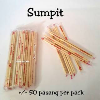 DAPURMAMI Sumpit  Bambu  Kualitas Bagus Sumpit  Kayu Sumpit  