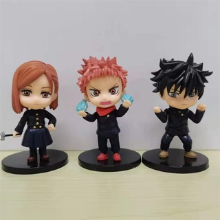 Figure Anime Figure Jujutsu Kaisen set 6 pcs Itadori Gojo Satoru Megumi