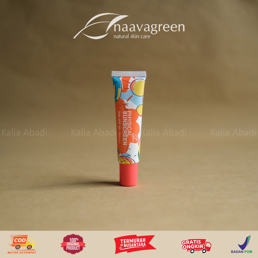 [TERMURAH!] NAAVAGREEN PHYSICAL SUNSCREEN / NAAVAGREEN TIRAI  / NAAVAGREN SUNBLOCK - NAVAGREEN - NAVA GREEN - NAVAAGREEN - NAVAA GREEN - SUNBLOCK WAJAH