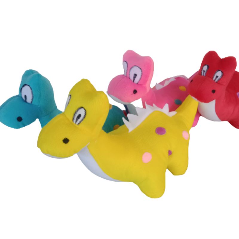 Boneka dinosaurus ukuran 35cm size m