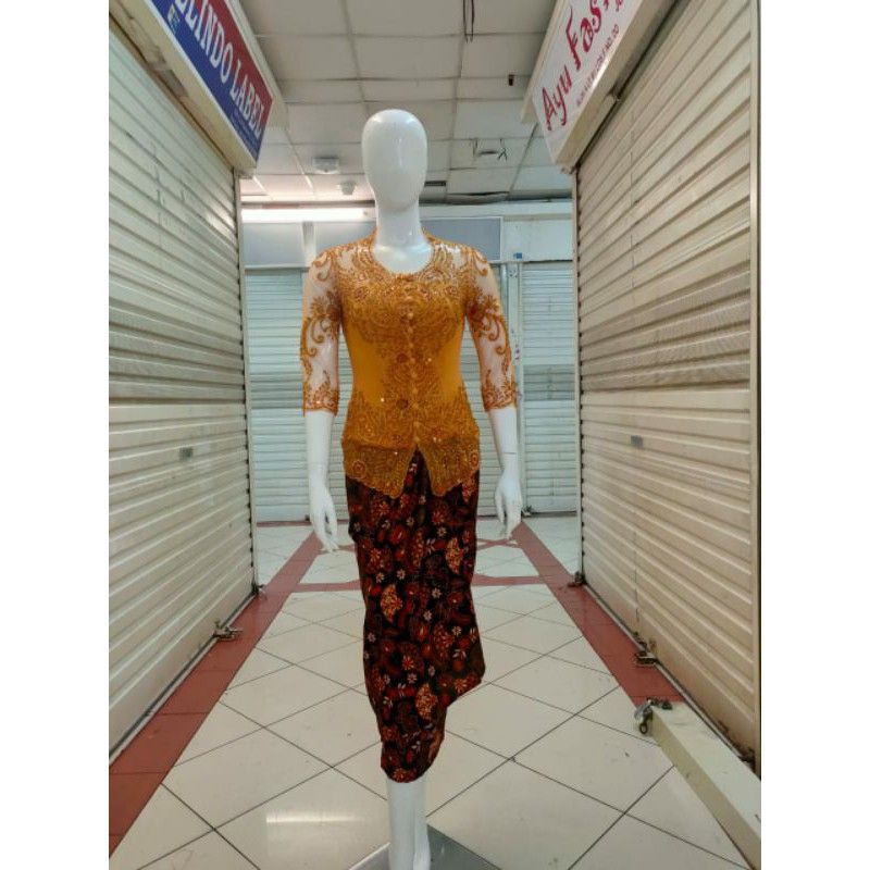 Atasan kebaya payet lengan 7/8 //fashion muslim/kebaya payet terbaru