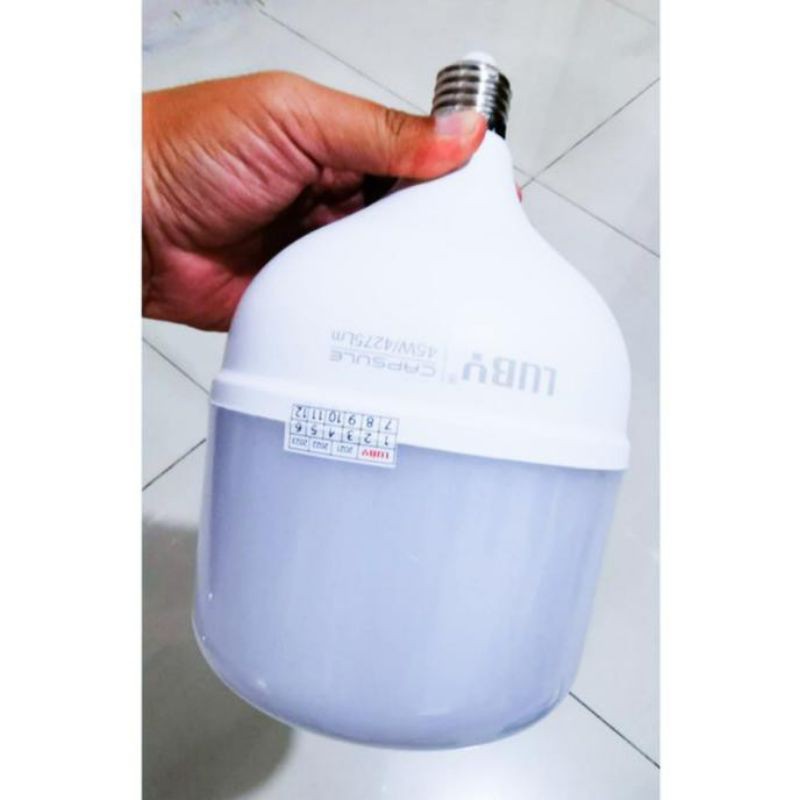 COD Lampu LED 45 Watt Capsule Merk Luby Cahaya Putih/Lampu Luby 45Watt