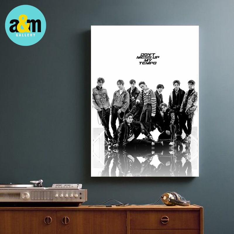 Poster Kayu EXO K-POP I Hiasan Dinding Dekorasi Kamar EXO-L I Poster Kayu K-POP Dekorasi Kamar - A&amp;M