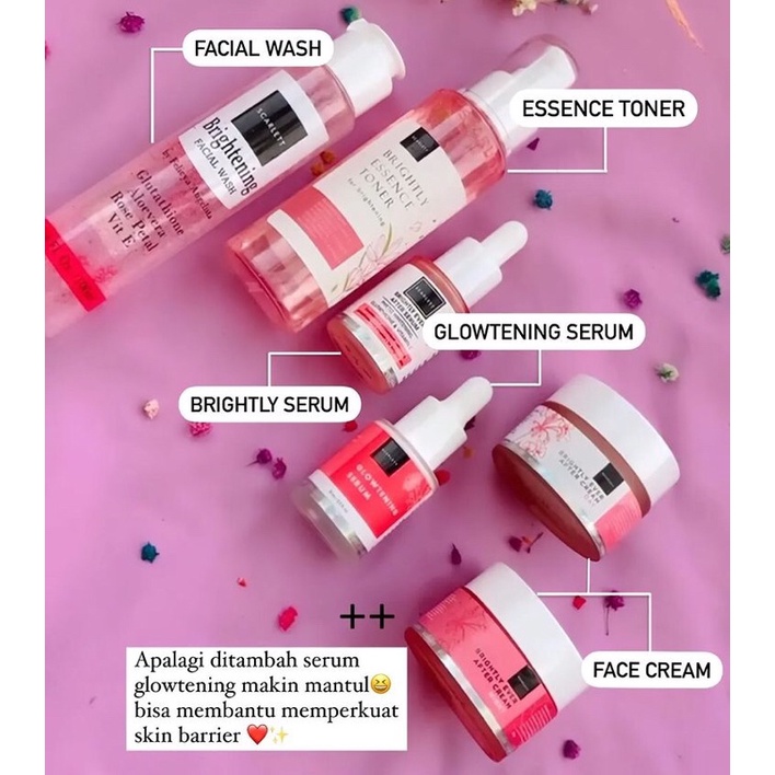 Scarlett Whitening Paket BRIGHTLY isi 6 pcs