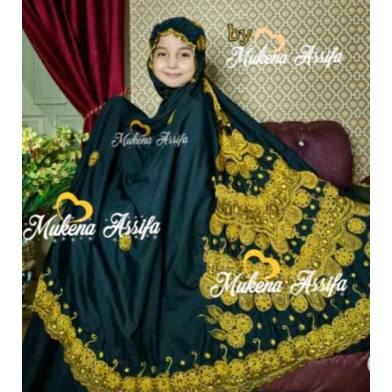 MUKENA ANAK BORDIR KHAS PADANG BUKITTINGGI