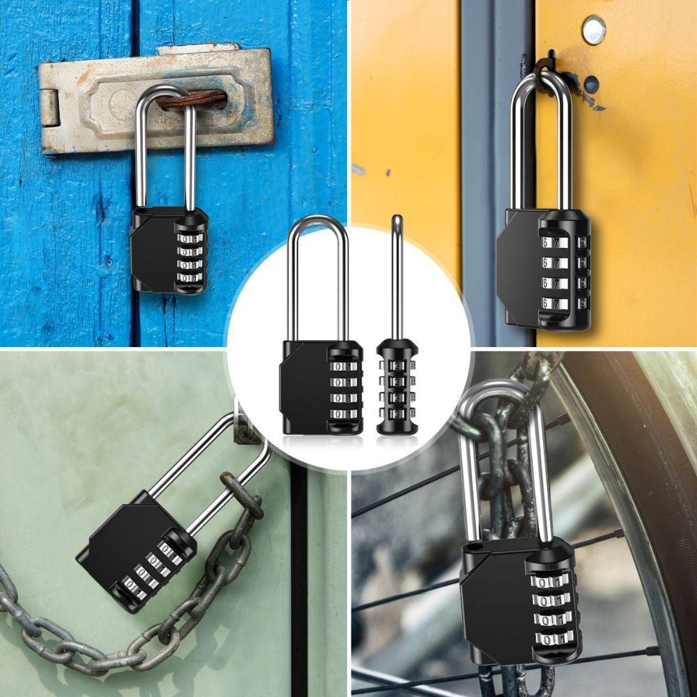 [Elegan] Gembok Angka Paduan Keamanan Untuk Koper Kombinasi Travel Code Password Code Padlock