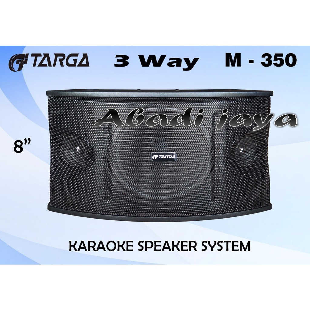 speaker pasif targa m350 m 350 8 inch 2 bh original 3 way