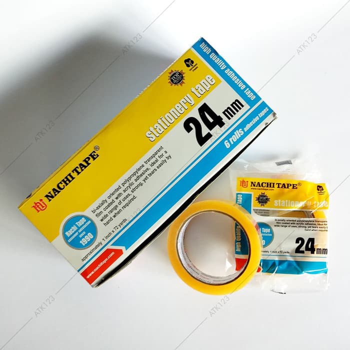 

Unik Selotip Bening 24 mm 1 Nachi terakhir