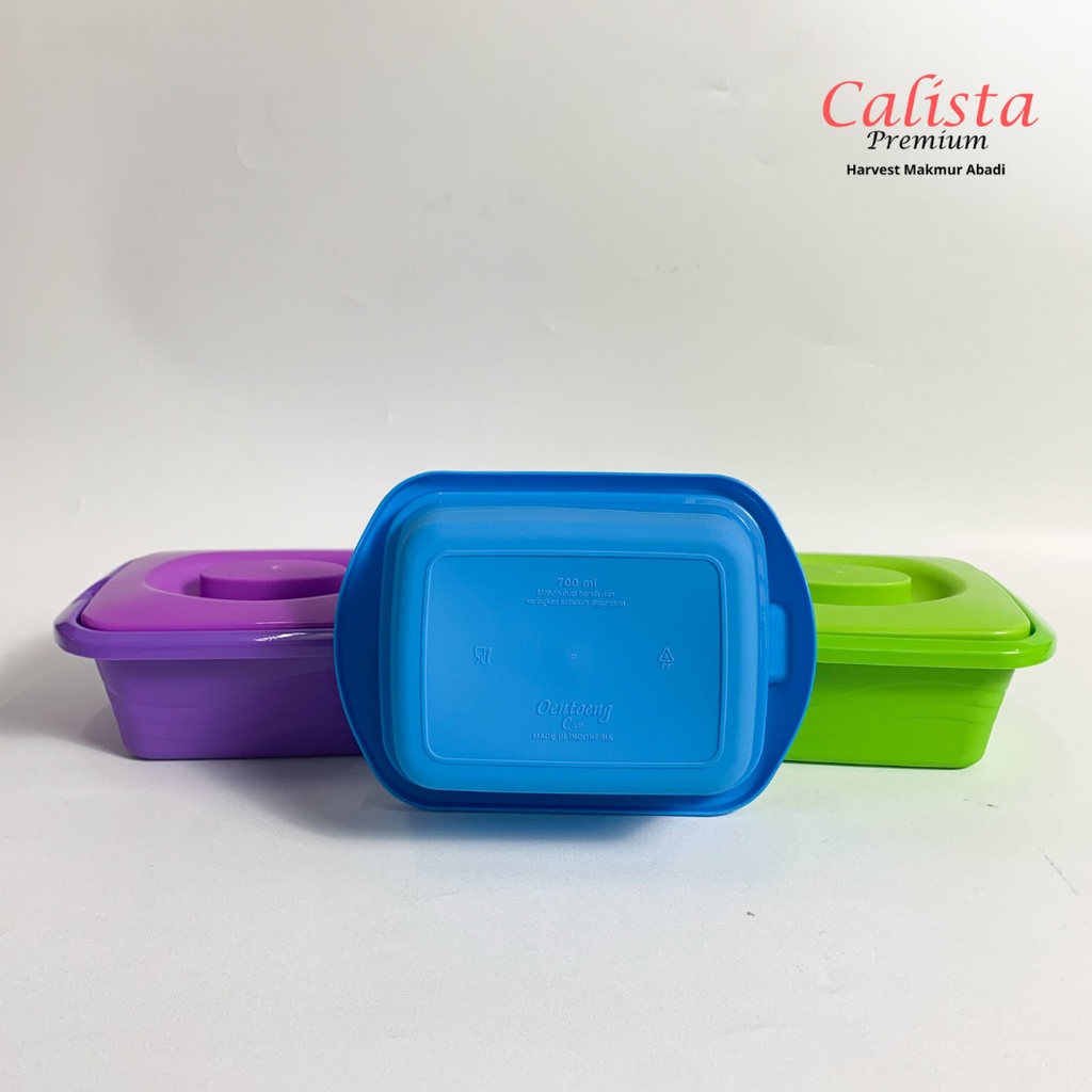 Calista Tempat Saji Makanan Isi 3 Lotus Square Oentoeng