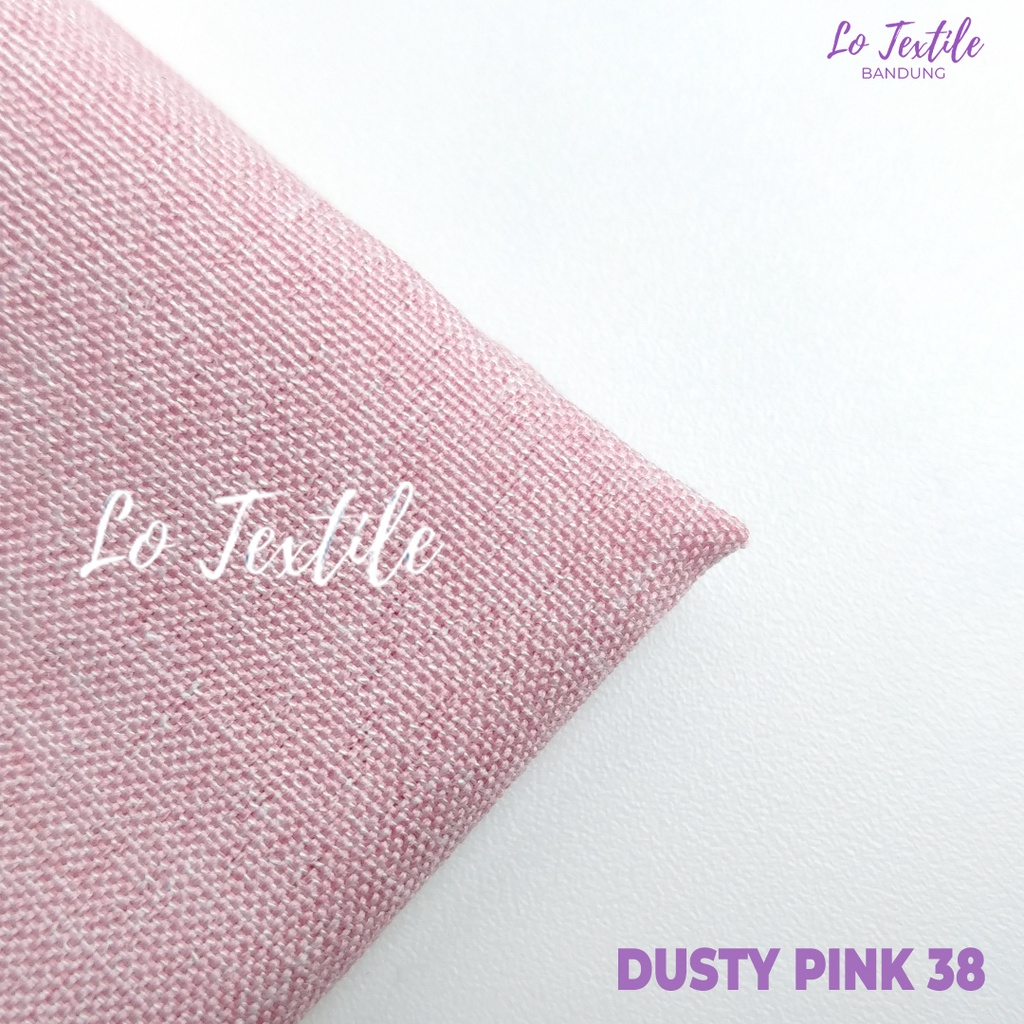 Kain Katun Madinah Fodu 0.5 Meter (Seri 1) - Bahan Cotton Madina Medina-Dusty Pink - 38