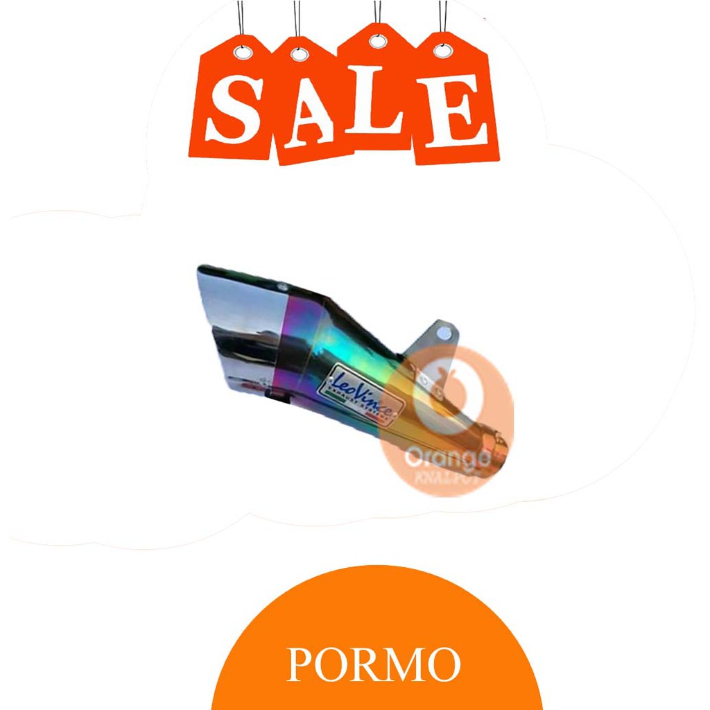 KNALPOT RACING LEOVINCE PELANGI SLINCER ONLY