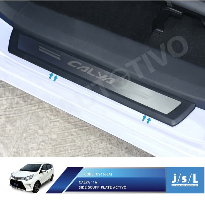 Toyota Calya Sillplate Samping Activo/Side Scuff Plate Activo